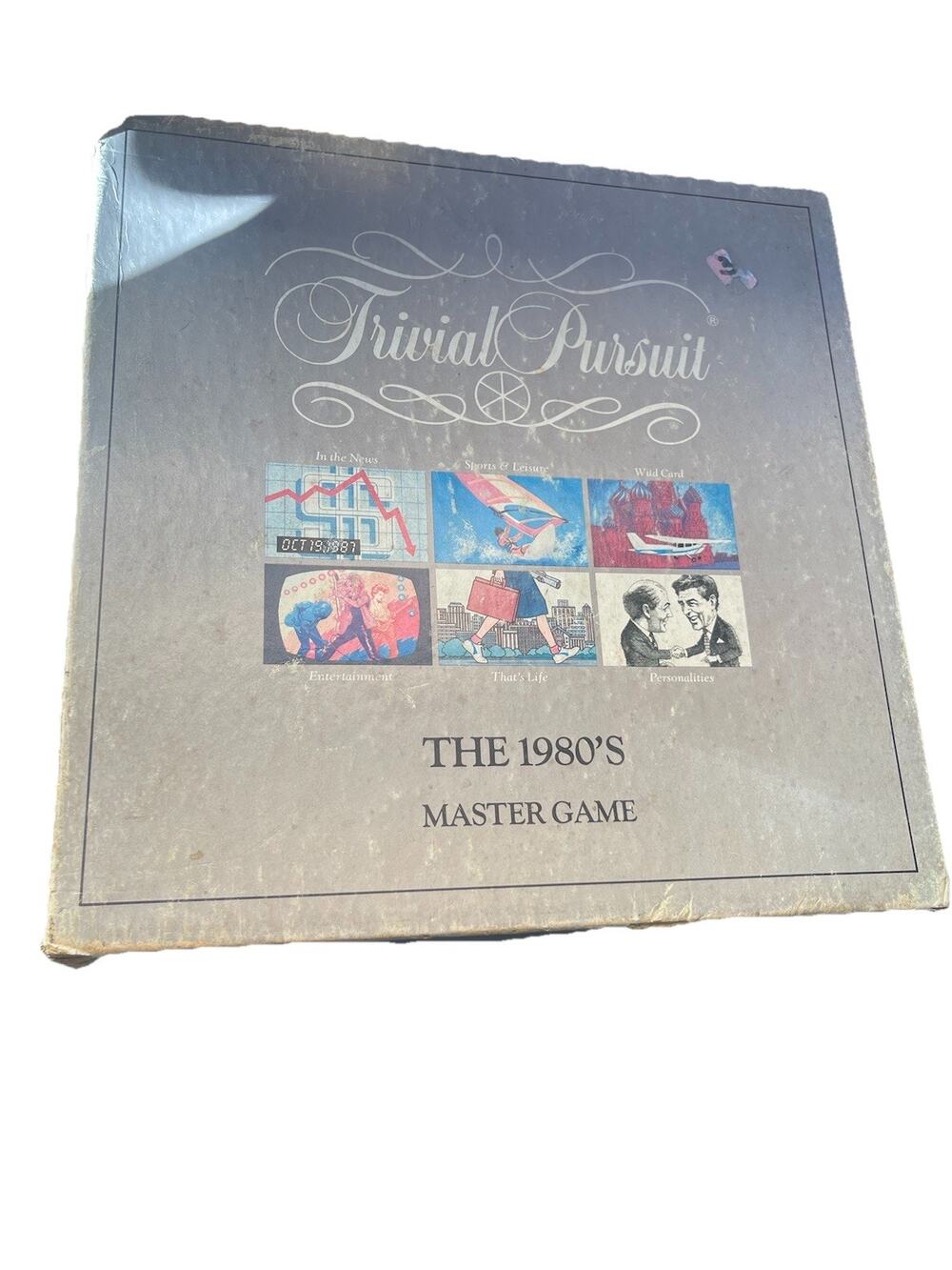 Trivial Pursuit The 1980s Master Trivia Board Game Parkers Brother Complete